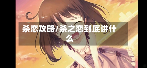 杀恋攻略/杀之恋到底讲什么-第2张图片
