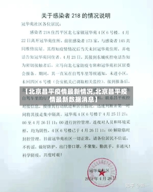 【北京昌平疫情最新情况,北京昌平疫情最新数据消息】-第1张图片