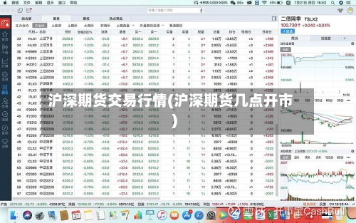 沪深期货交易行情(沪深期货几点开市)-第1张图片