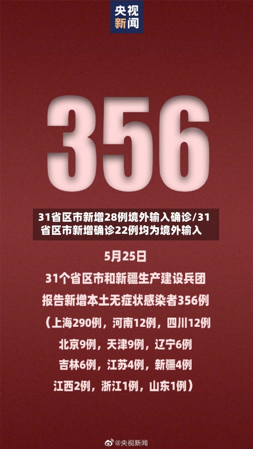 31省区市新增28例境外输入确诊/31省区市新增确诊22例均为境外输入-第1张图片