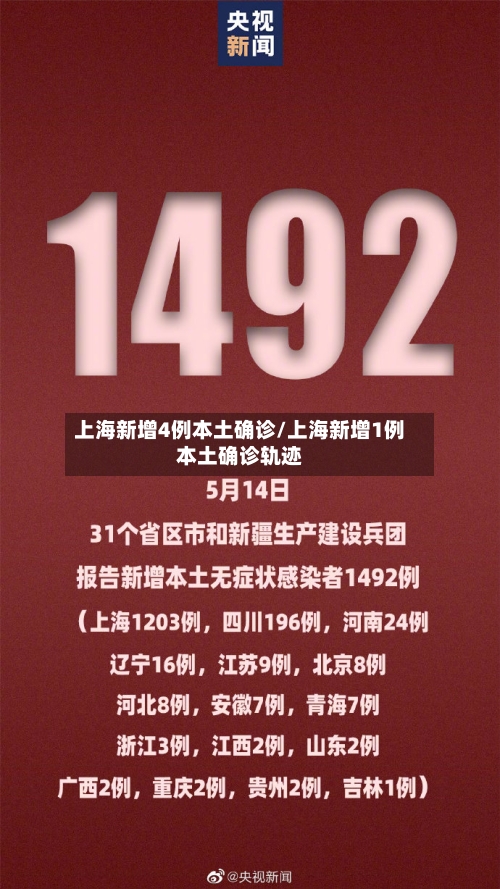 上海新增4例本土确诊/上海新增1例本土确诊轨迹-第2张图片