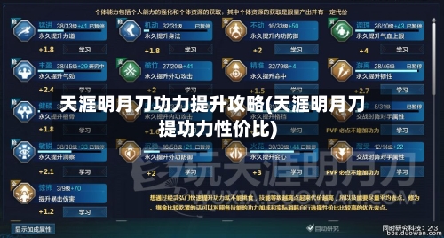 天涯明月刀功力提升攻略(天涯明月刀提功力性价比)-第2张图片