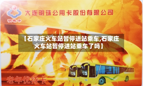 【石家庄火车站暂停进站乘车,石家庄火车站暂停进站乘车了吗】