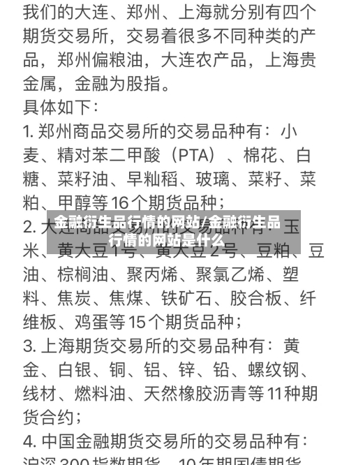 金融衍生品行情的网站/金融衍生品行情的网站是什么