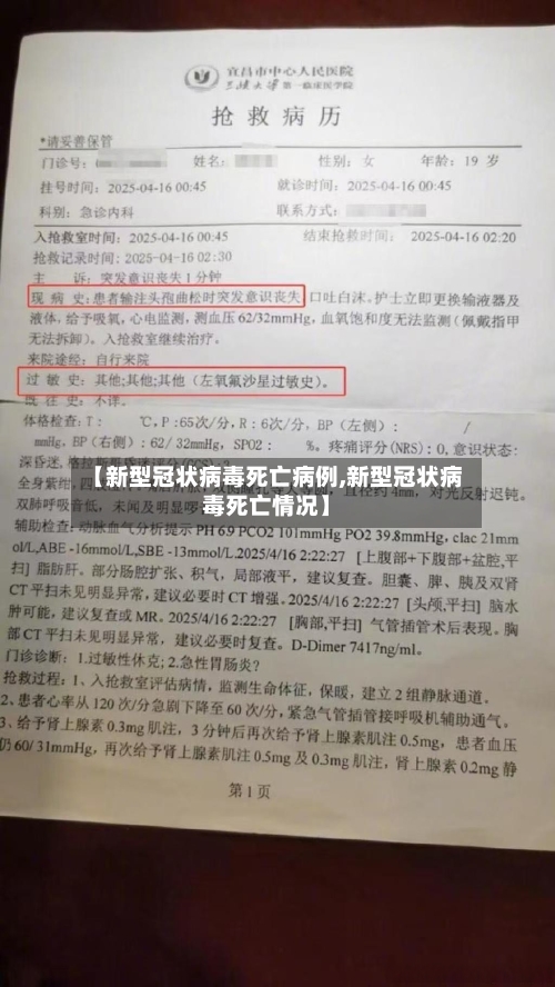 【新型冠状病毒死亡病例,新型冠状病毒死亡情况】