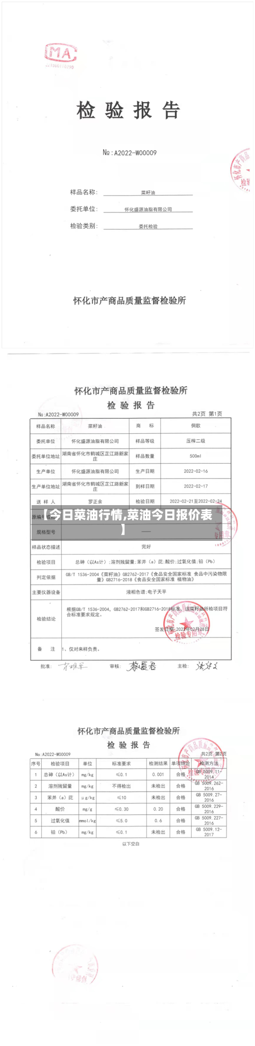 【今日菜油行情,菜油今日报价表】