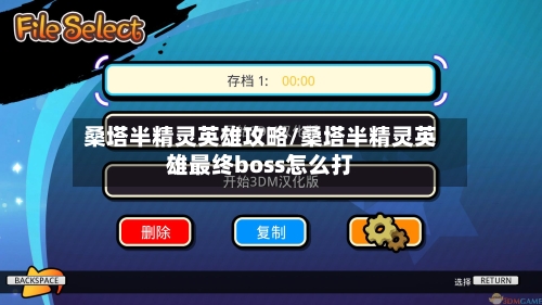 桑塔半精灵英雄攻略/桑塔半精灵英雄最终boss怎么打-第3张图片