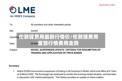 伦敦镍费用最新行情价/伦敦镍费用最新行情费用走势-第1张图片
