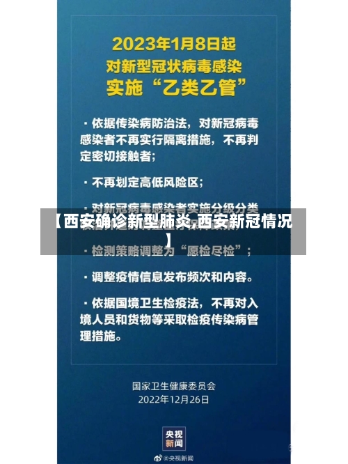 【西安确诊新型肺炎,西安新冠情况】