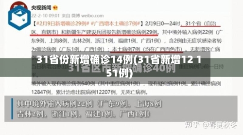 31省份新增确诊14例(31省新增12 151例)-第3张图片