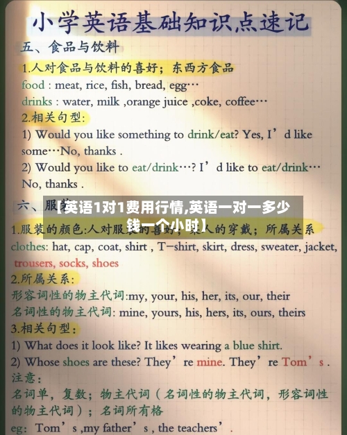 【英语1对1费用行情,英语一对一多少钱一个小时】