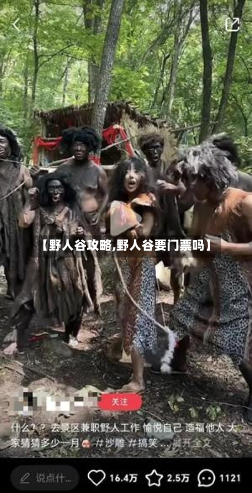 【野人谷攻略,野人谷要门票吗】