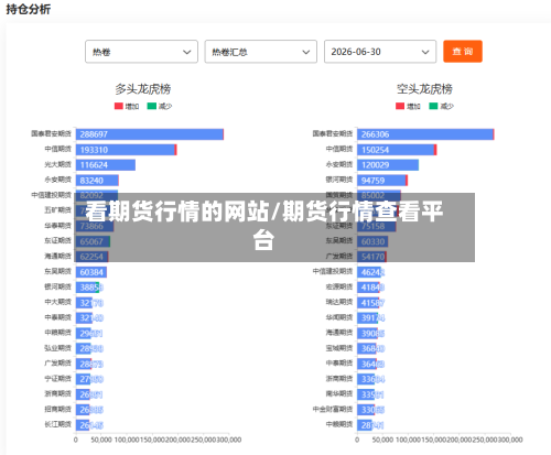 看期货行情的网站/期货行情查看平台-第2张图片