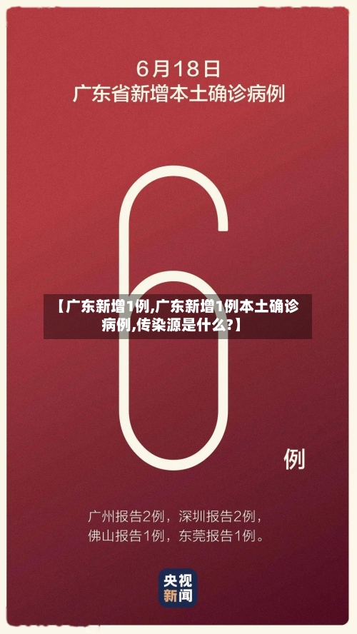 【广东新增1例,广东新增1例本土确诊病例,传染源是什么?】-第2张图片