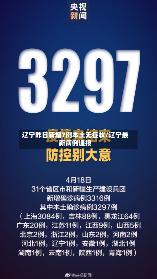 辽宁昨日新增7例本土无症状/辽宁最新病例通报