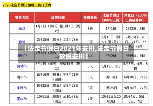 【法定节假日2021年安排,法定节假日放假安排】-第3张图片