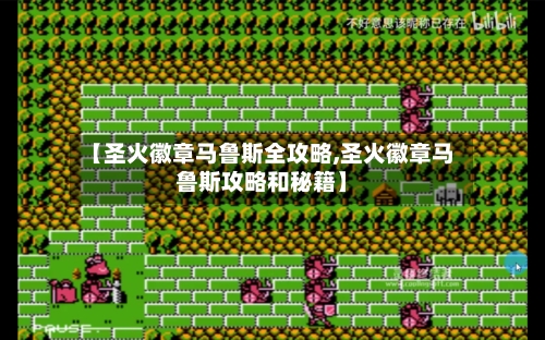 【圣火徽章马鲁斯全攻略,圣火徽章马鲁斯攻略和秘籍】-第2张图片