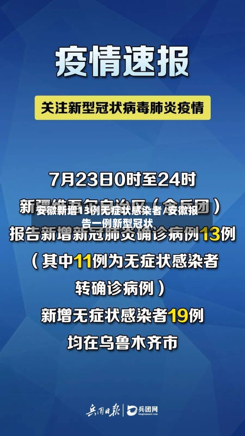 安徽新增13例无症状感染者/安徽报告一例新型冠状-第3张图片