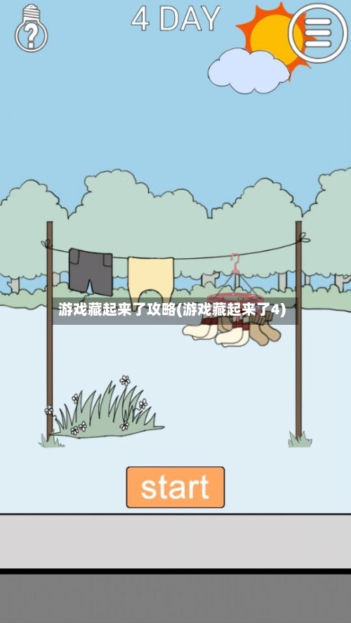 游戏藏起来了攻略(游戏藏起来了4)