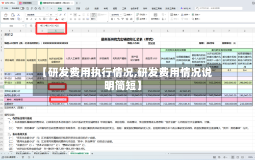 【研发费用执行情况,研发费用情况说明简短】