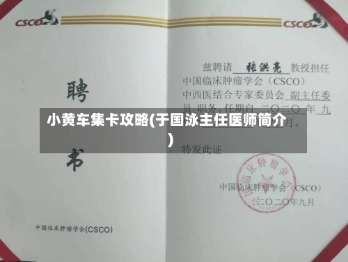 小黄车集卡攻略(于国泳主任医师简介)-第3张图片