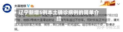 辽宁新增5例本土确诊病例的简单介绍