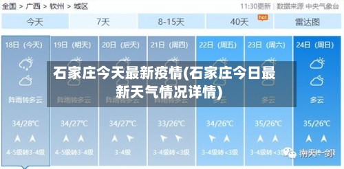 石家庄今天最新疫情(石家庄今日最新天气情况详情)