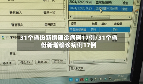 31个省份新增确诊病例17例/31个省份新增确诊病例17例