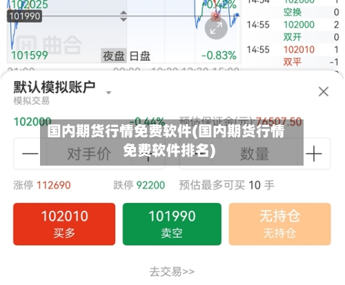 国内期货行情免费软件(国内期货行情免费软件排名)