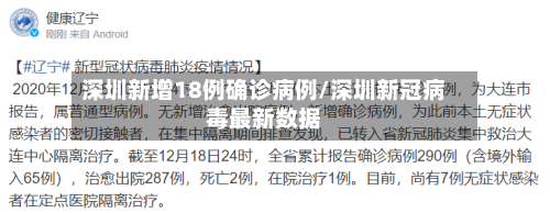深圳新增18例确诊病例/深圳新冠病毒最新数据-第2张图片