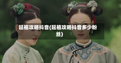 延禧攻略抖音(延禧攻略抖音多少粉丝)
