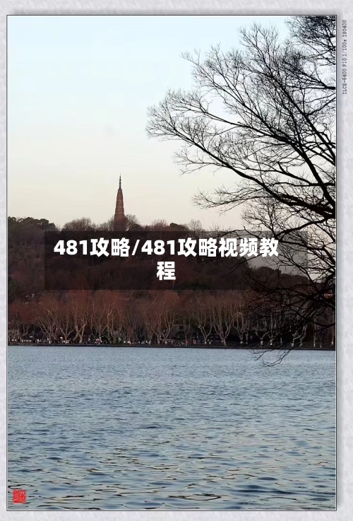 481攻略/481攻略视频教程-第2张图片