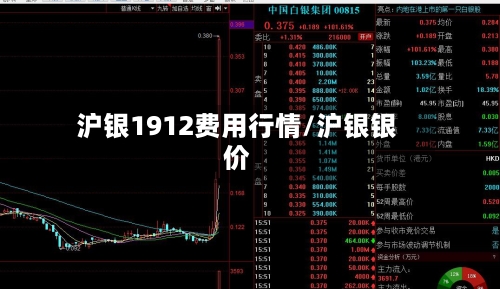 沪银1912费用行情/沪银银价