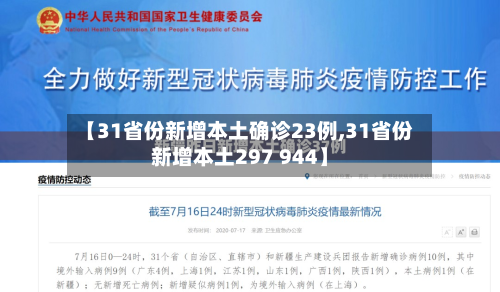 【31省份新增本土确诊23例,31省份新增本土297 944】