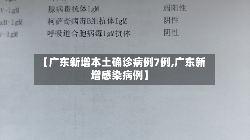 【广东新增本土确诊病例7例,广东新增感染病例】