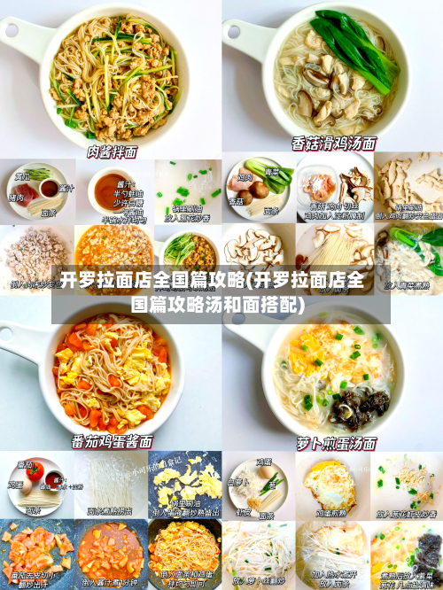 开罗拉面店全国篇攻略(开罗拉面店全国篇攻略汤和面搭配)