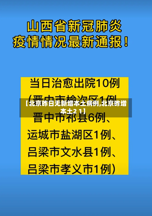 【北京昨日无新增本土病例,北京昨增本土2 1】-第2张图片