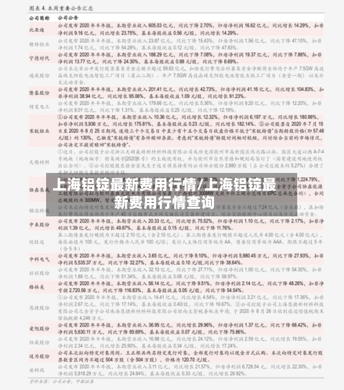 上海铝锭最新费用行情/上海铝锭最新费用行情查询