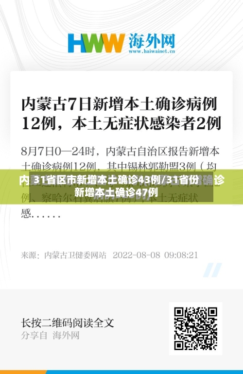 31省区市新增本土确诊43例/31省份新增本土确诊47例-第3张图片