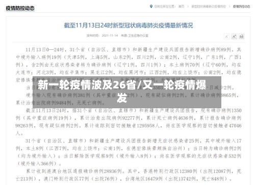 新一轮疫情波及26省/又一轮疫情爆发-第2张图片