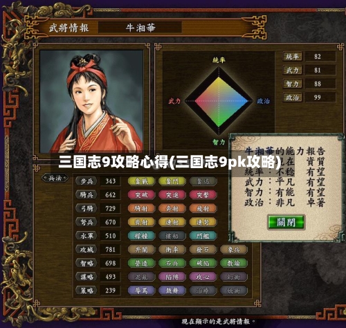 三国志9攻略心得(三国志9pk攻略)-第3张图片