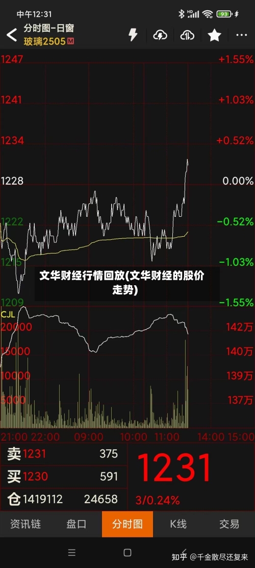 文华财经行情回放(文华财经的股价走势)