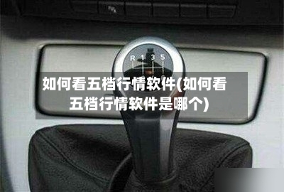 如何看五档行情软件(如何看五档行情软件是哪个)-第2张图片