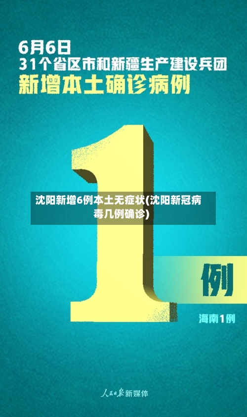 沈阳新增6例本土无症状(沈阳新冠病毒几例确诊)