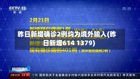 昨日新增确诊2例均为境外输入(昨日新增614 1379)-第3张图片