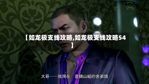 【如龙极支线攻略,如龙极支线攻略54】