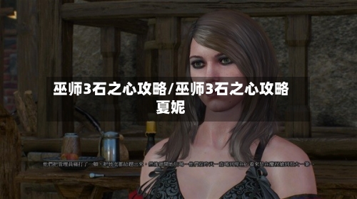 巫师3石之心攻略/巫师3石之心攻略夏妮-第2张图片