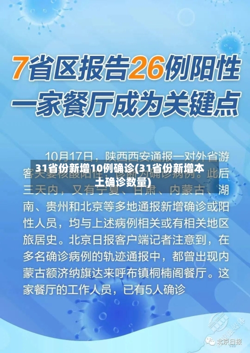 31省份新增10例确诊(31省份新增本土确诊数量)