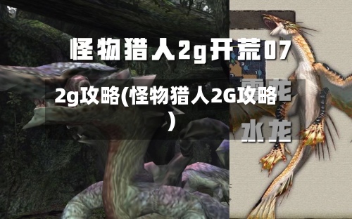2g攻略(怪物猎人2G攻略)