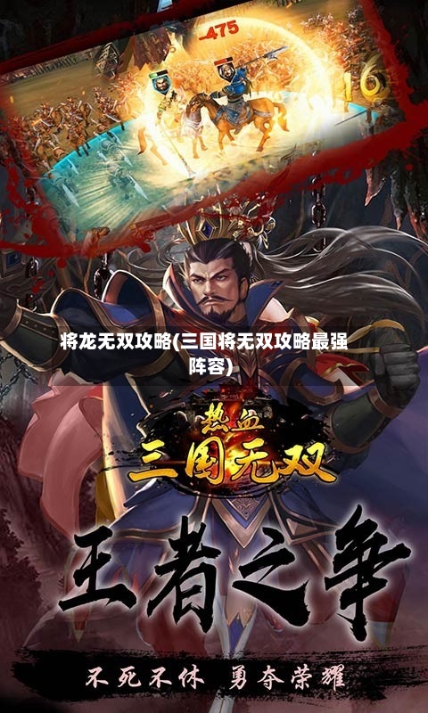 将龙无双攻略(三国将无双攻略最强阵容)